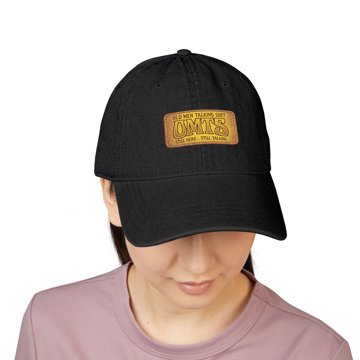 Black Denim — OMTS Vintage Patch Hat