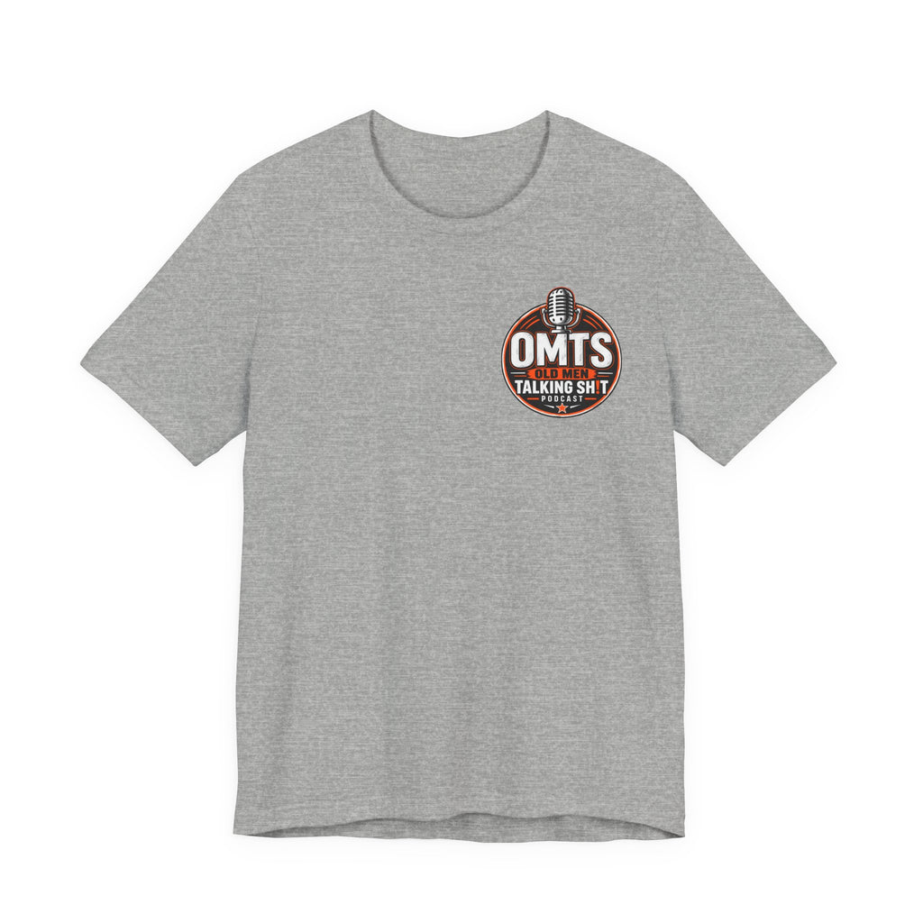 Athletic Heather — Real Men Still Shake Hands — Premium OMTS T-Shirt