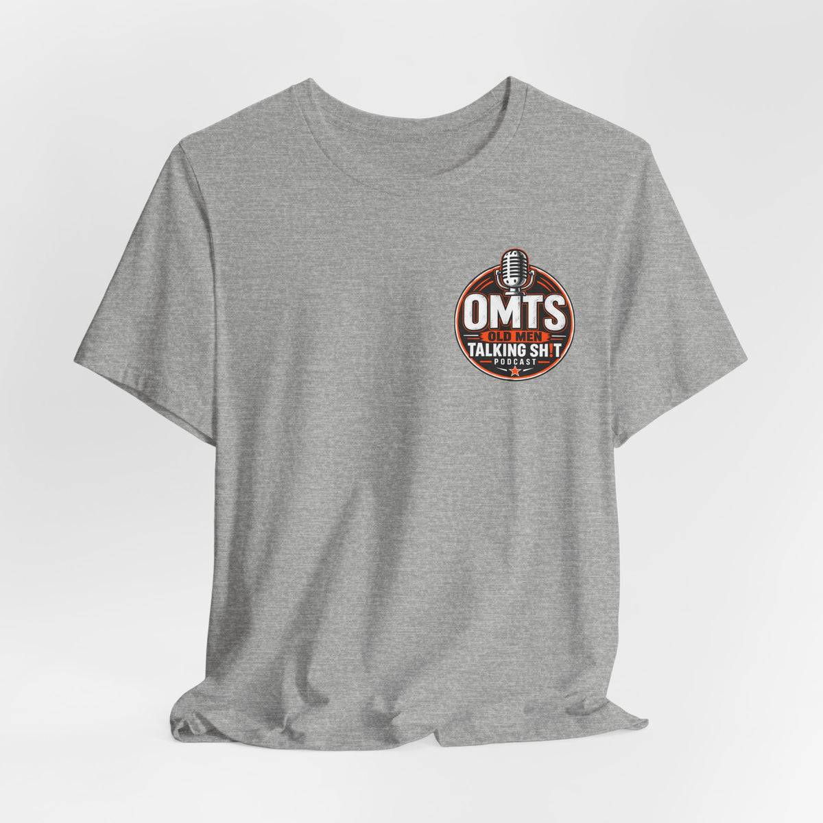 Athletic Heather — Real Men Still Shake Hands — Premium OMTS T-Shirt