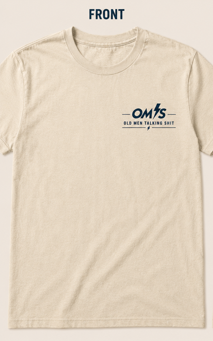 Faded Bone — We Support Old Men Playing Music — Premium Quality OMTS T-Shirt