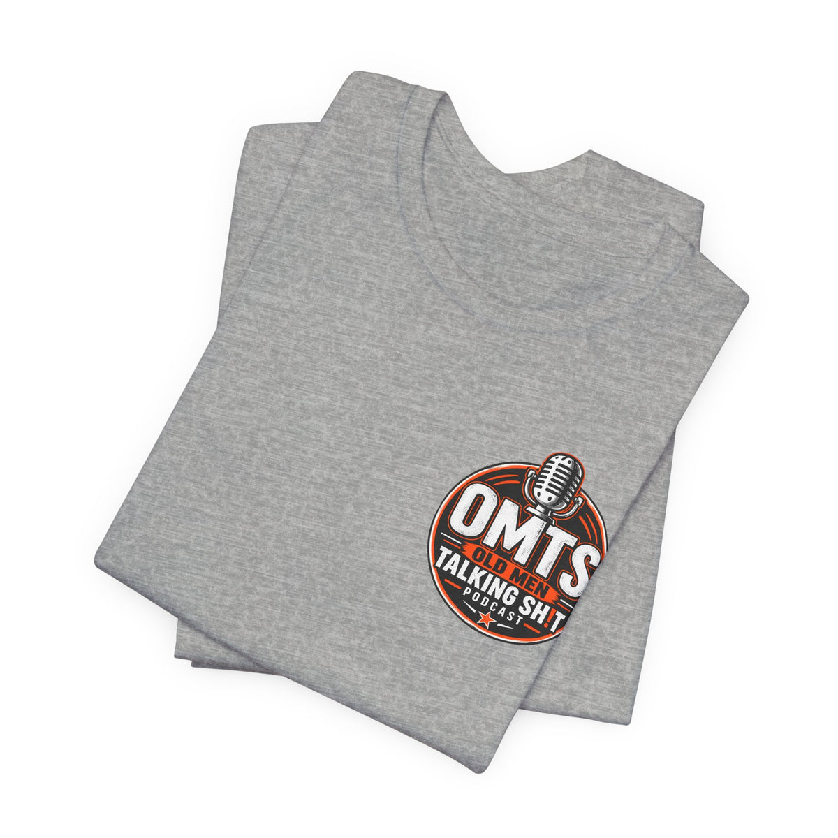 Athletic Heather — Real Men Still Shake Hands — Premium OMTS T-Shirt