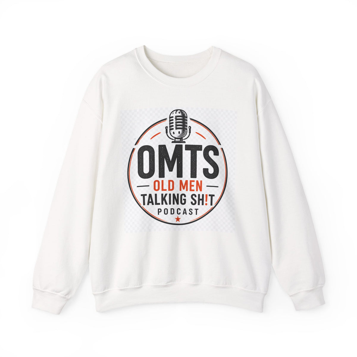 White — Official OMTS Podcast Crewneck Sweatshirt